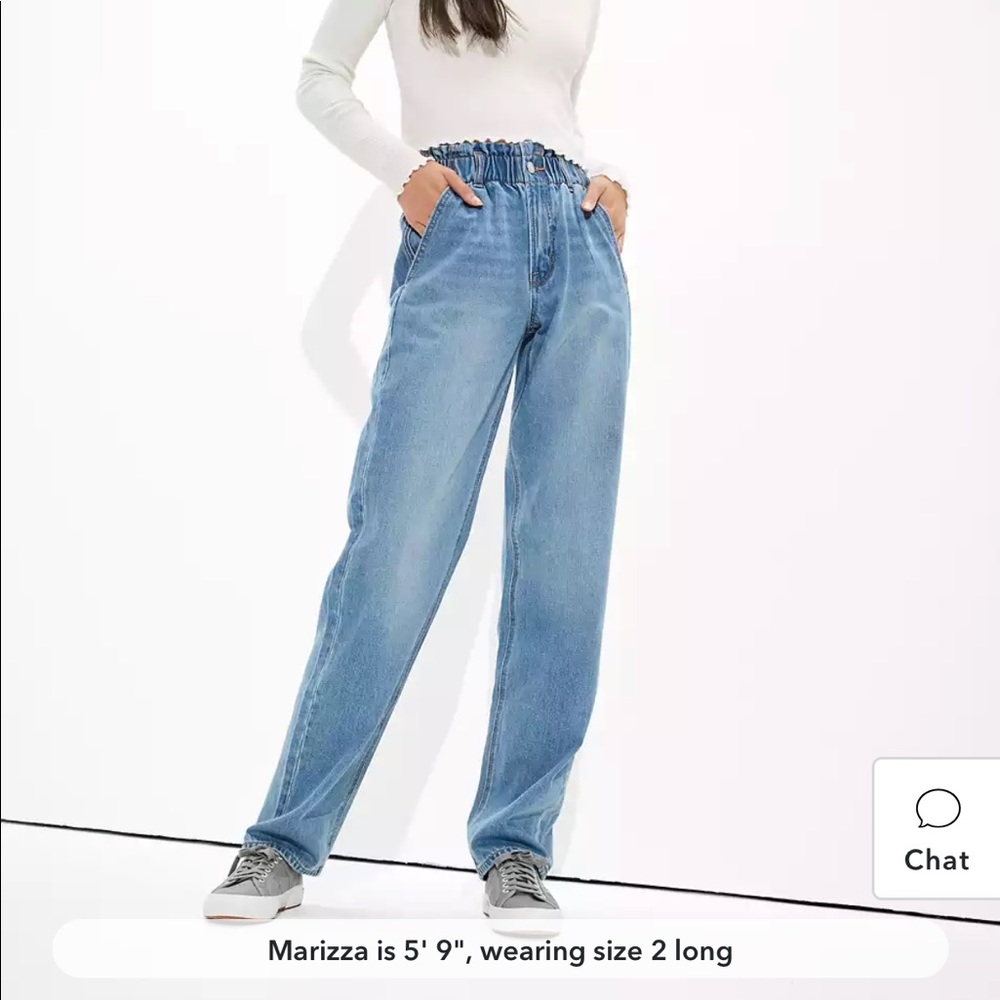 AE baggy jeans size 6 regular